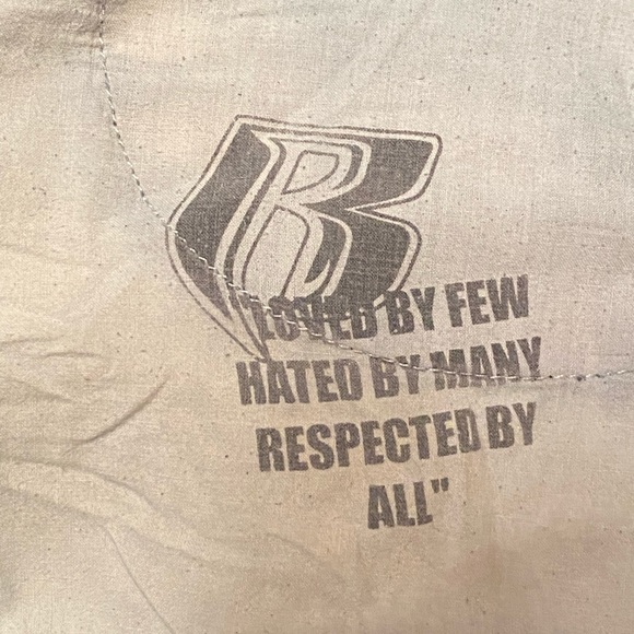 Rare RUFF RYDERS Denim Baggy Fit Jeans Mens Size 42 Logo Distressed DMX Hip Hop - Picture 6 of 13